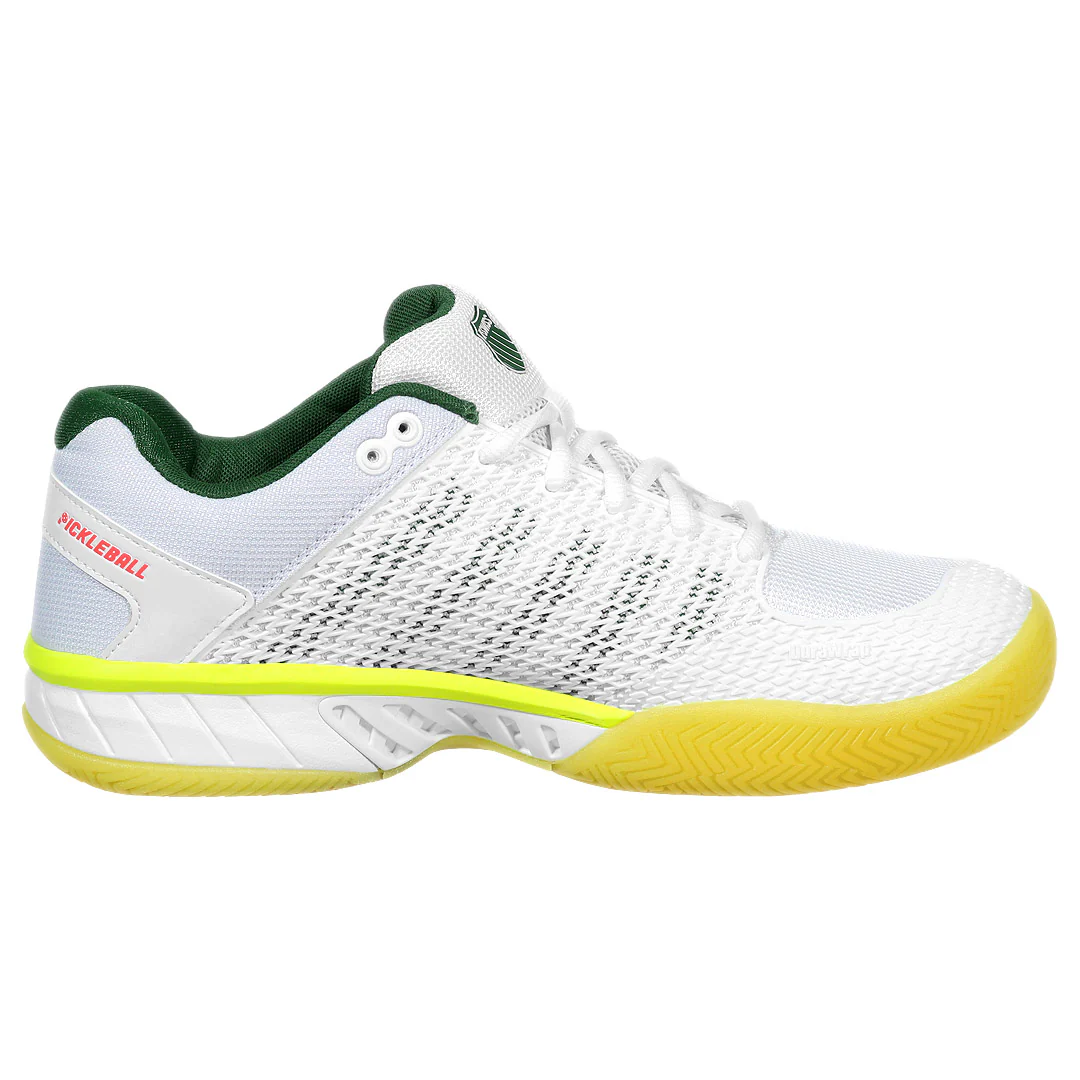 K-Swiss Men's Express Light Pickleball - White/Neon Lime - Image 2