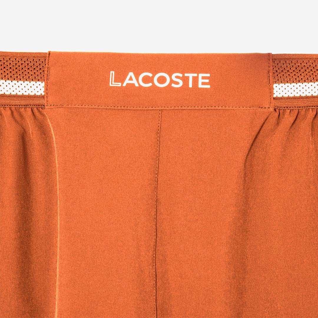 Lacoste Men's Djokovic X Tennis Short - Orange/White - Image 5