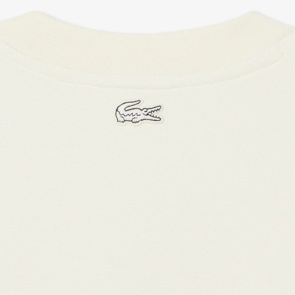 Lacoste Men's Embossed Logo Pique Sweatshirt - Cream - Image 3