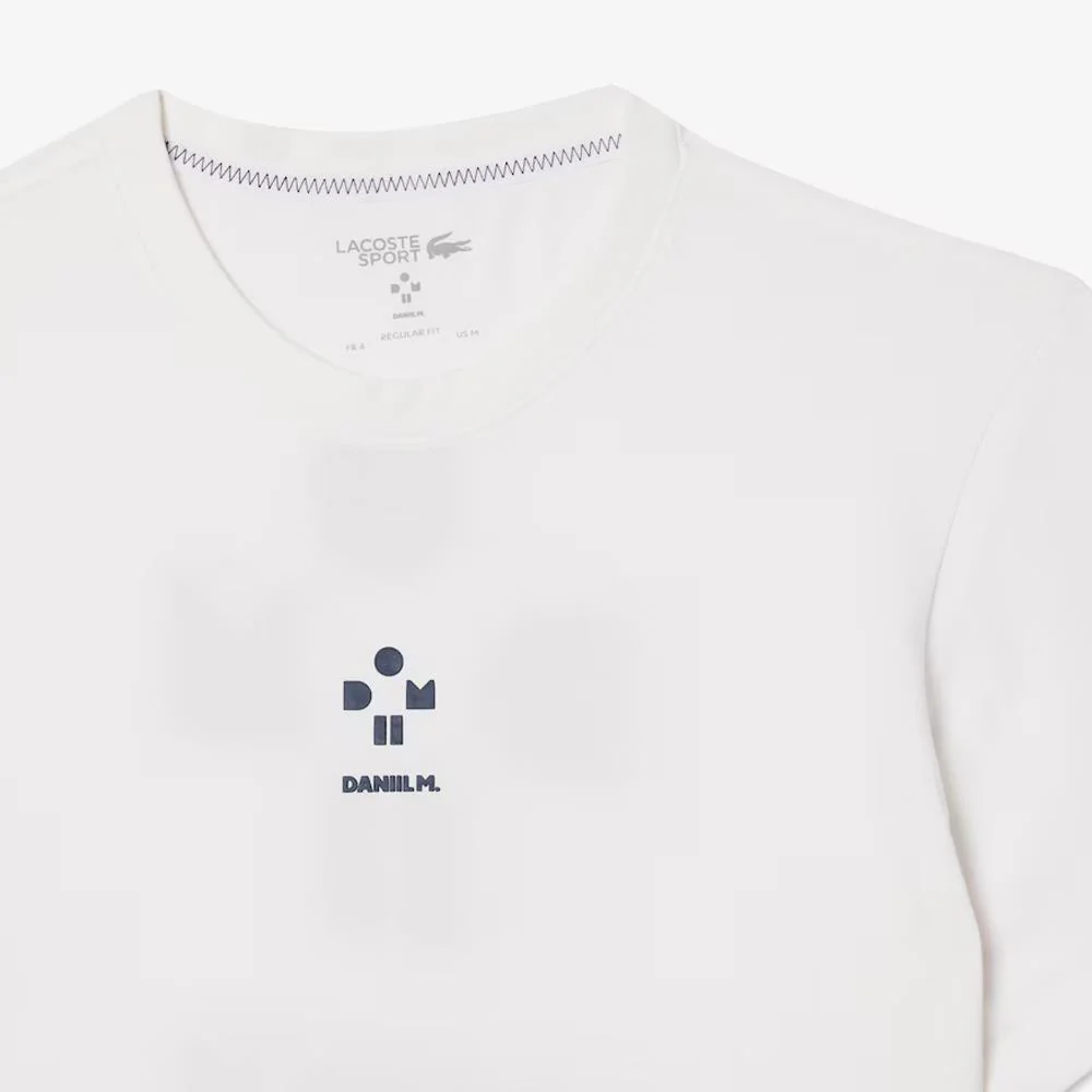 Lacoste Men's Medvedev X Tee - White - Image 4