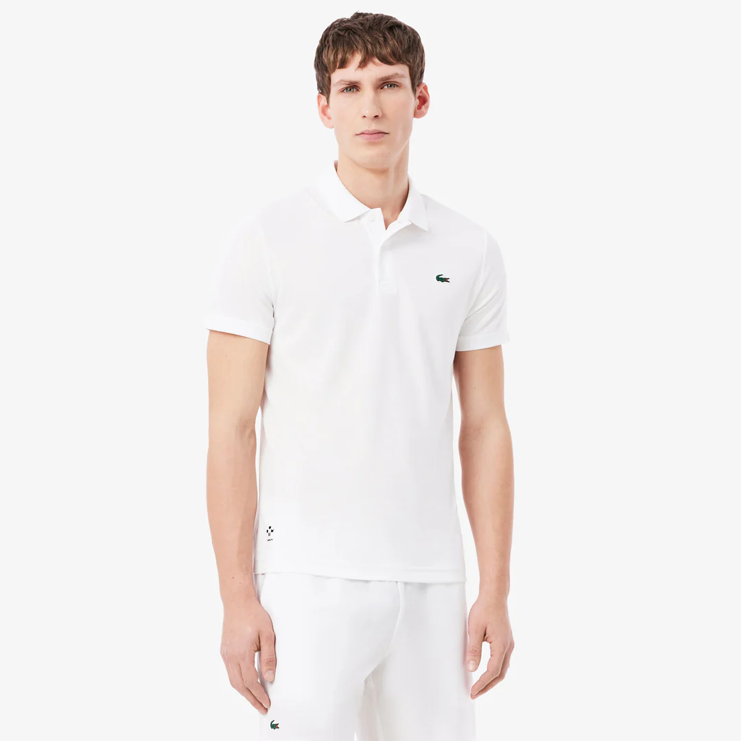 Lacoste Men's Medvedev X Tennis Polo - White - Image 4