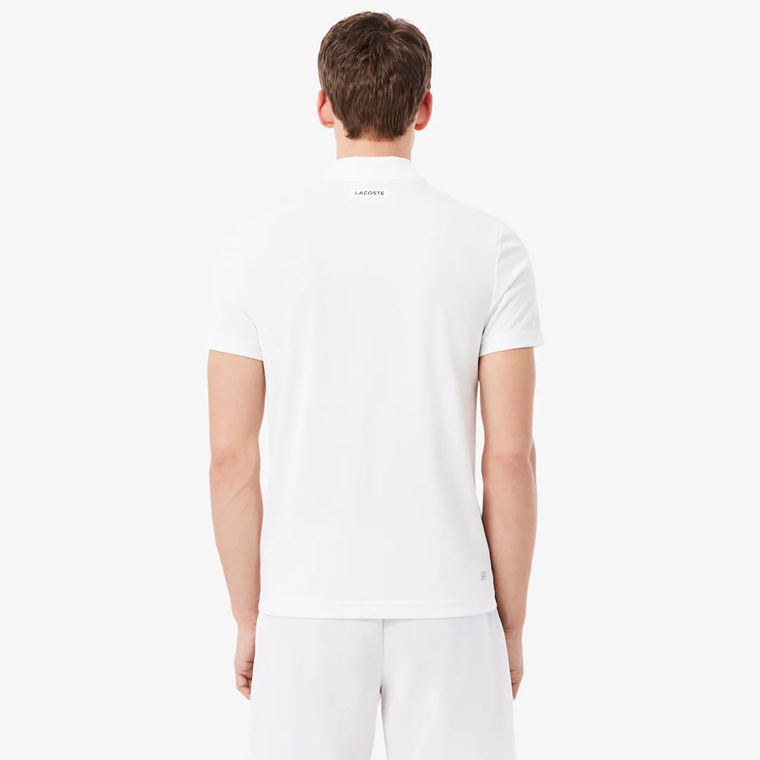 Lacoste Men's Medvedev X Tennis Polo - White - Image 5