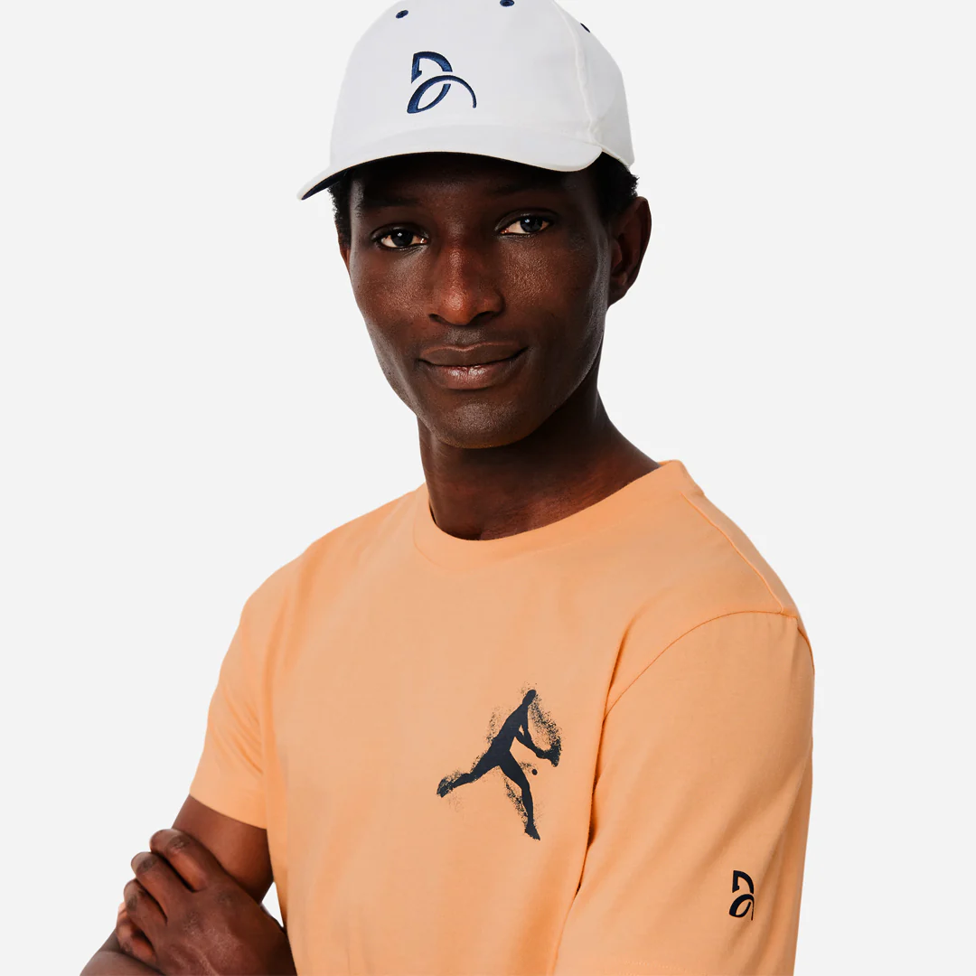 Lacoste Men's Novak Djokovic Cap and Tee Set - Orange/White - Image 7