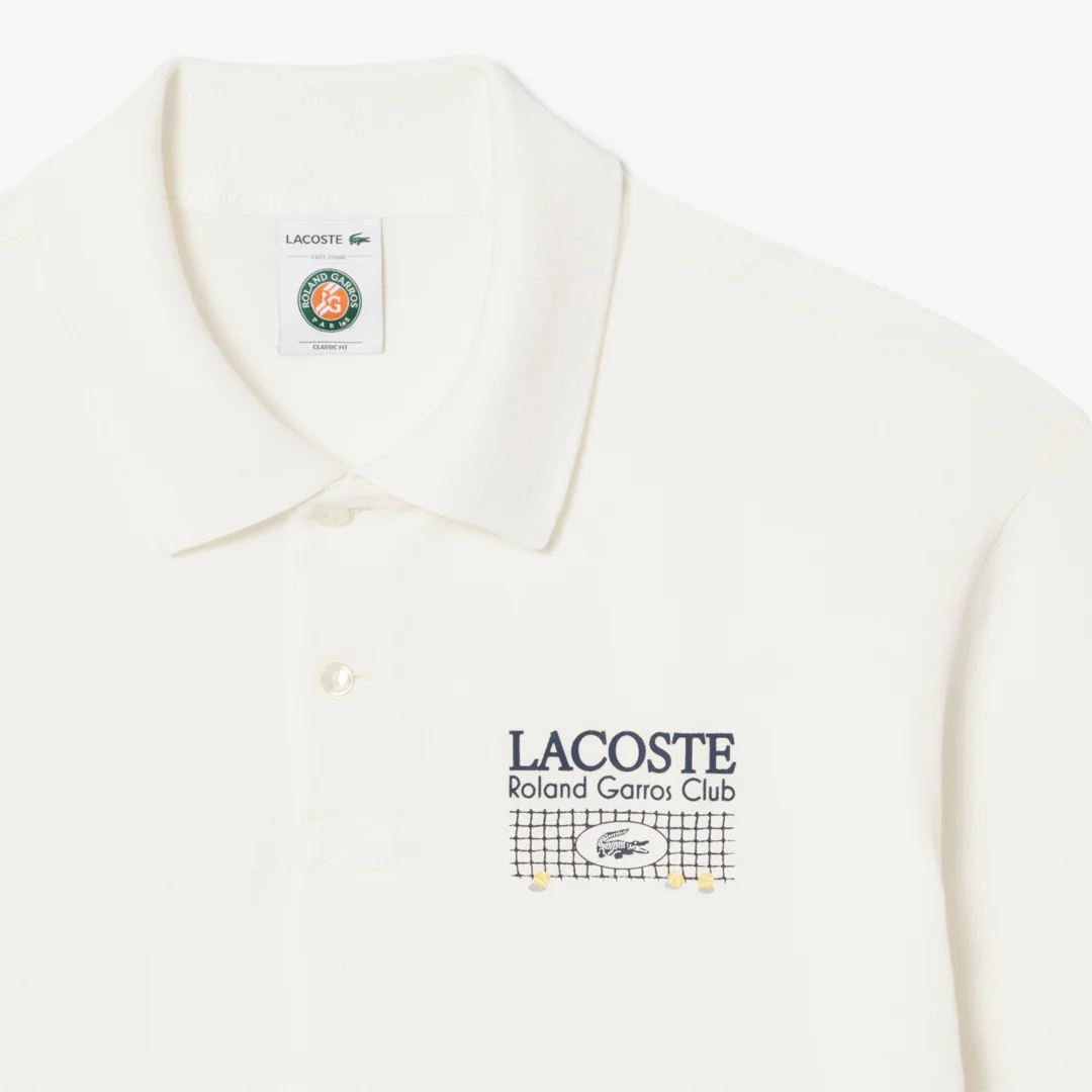 Lacoste Men's Roland Garros Petit Polo - White - Image 2