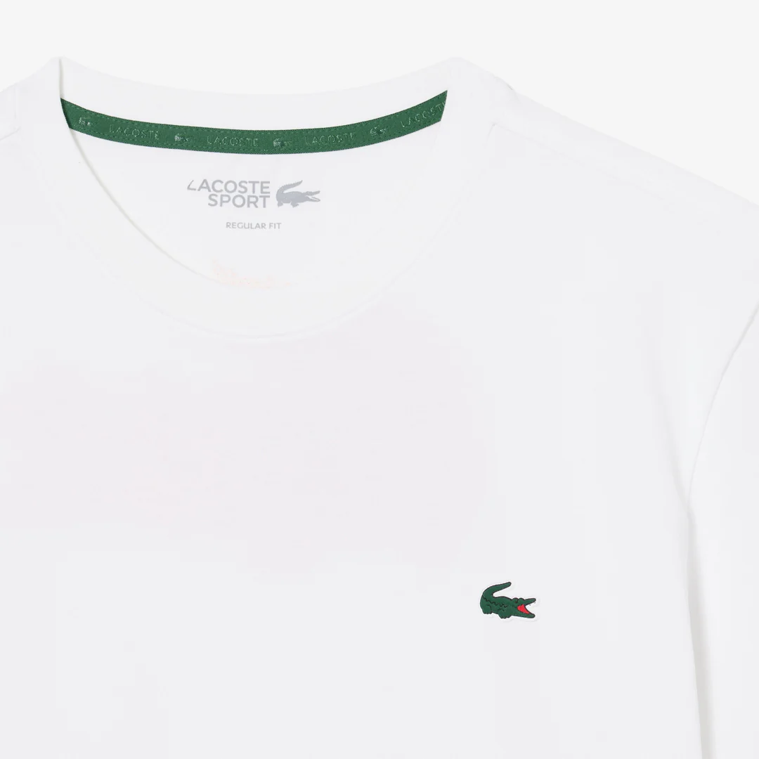 Lacoste Men's Ultra Dry Crocodile Printed Tee - White - Image 3