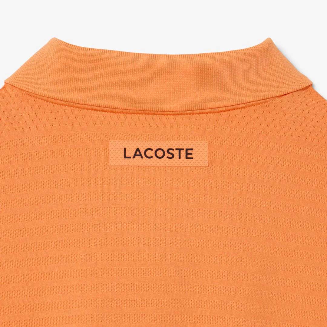 Lacoste Men's Ultra Dry Jacquard Polo - Orange - Image 3