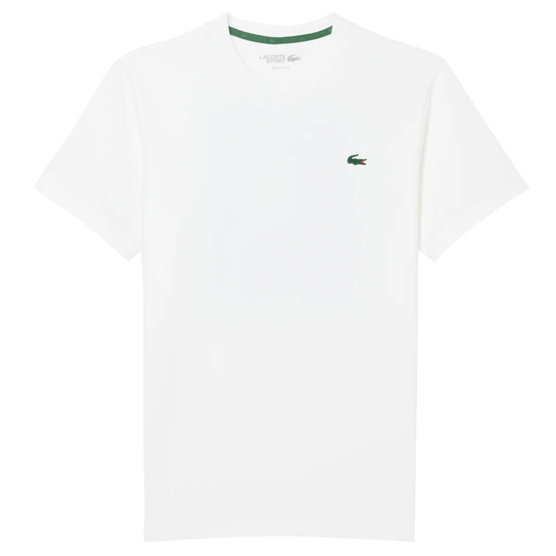 Lacoste Men's Ultra Dry Printed Tee - White