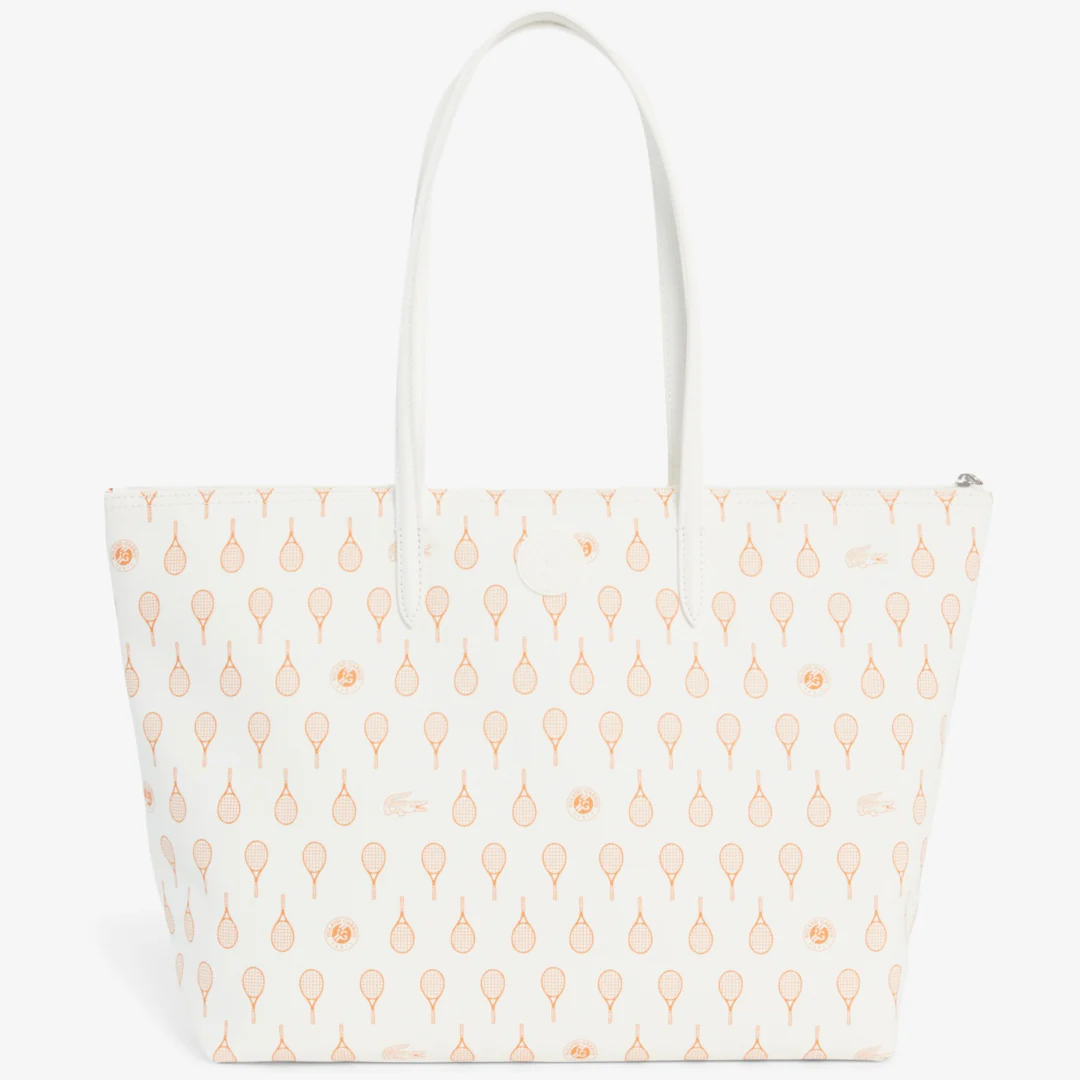 Lacoste Roland Garros Large Tote Bag - Flour Blossom - Image 2