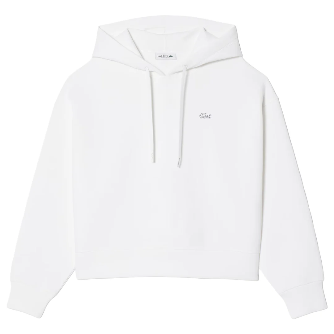 Lacoste Women's Oversized Hoodie - White