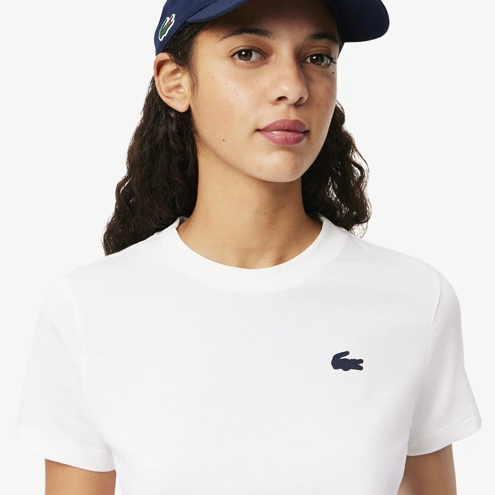 Lacoste Women's Ultra Dry Tech T-Shirt - White - Image 4