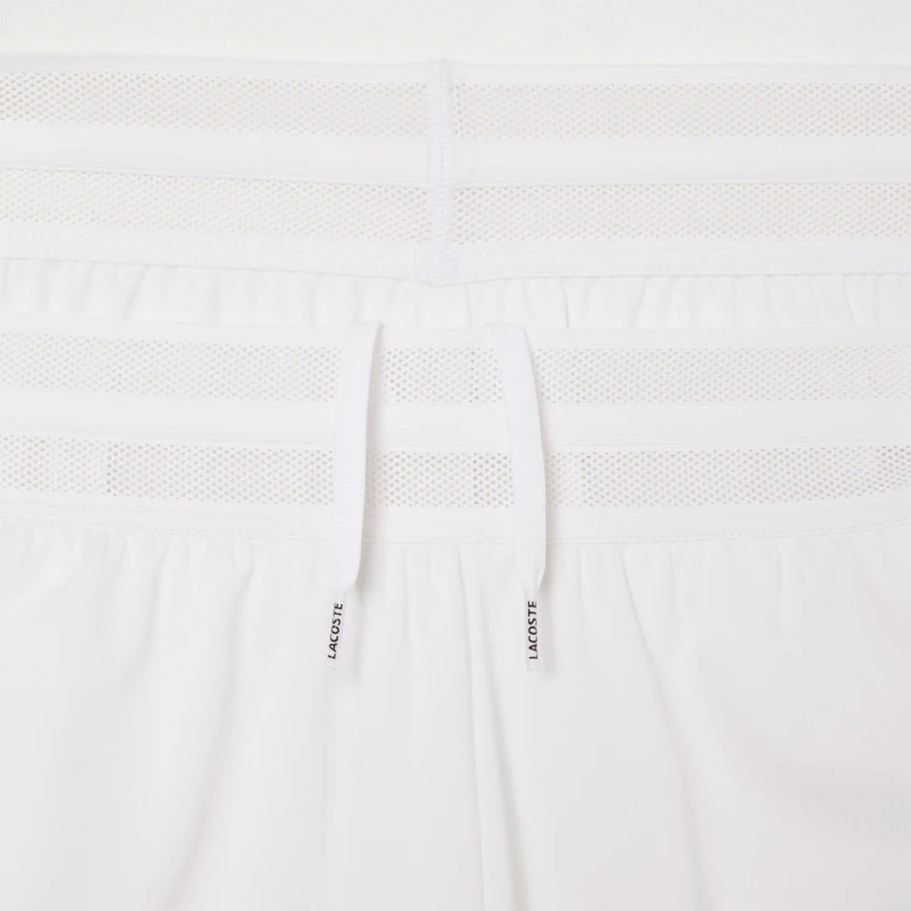 Lacoste Men's Ultra Dry Stretch Tennis Short - White - Image 2