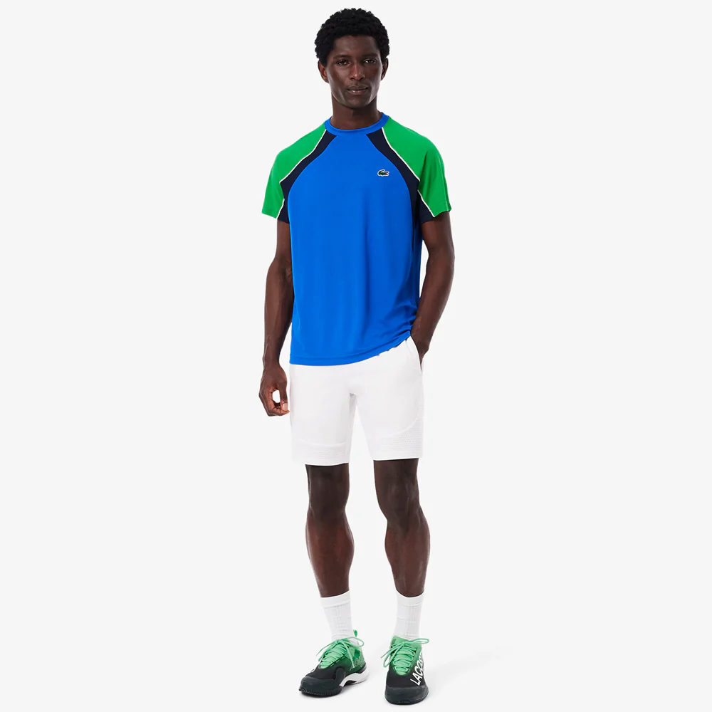Lacoste Men's Ultra Dry Stretch Tennis Short - White - Image 3