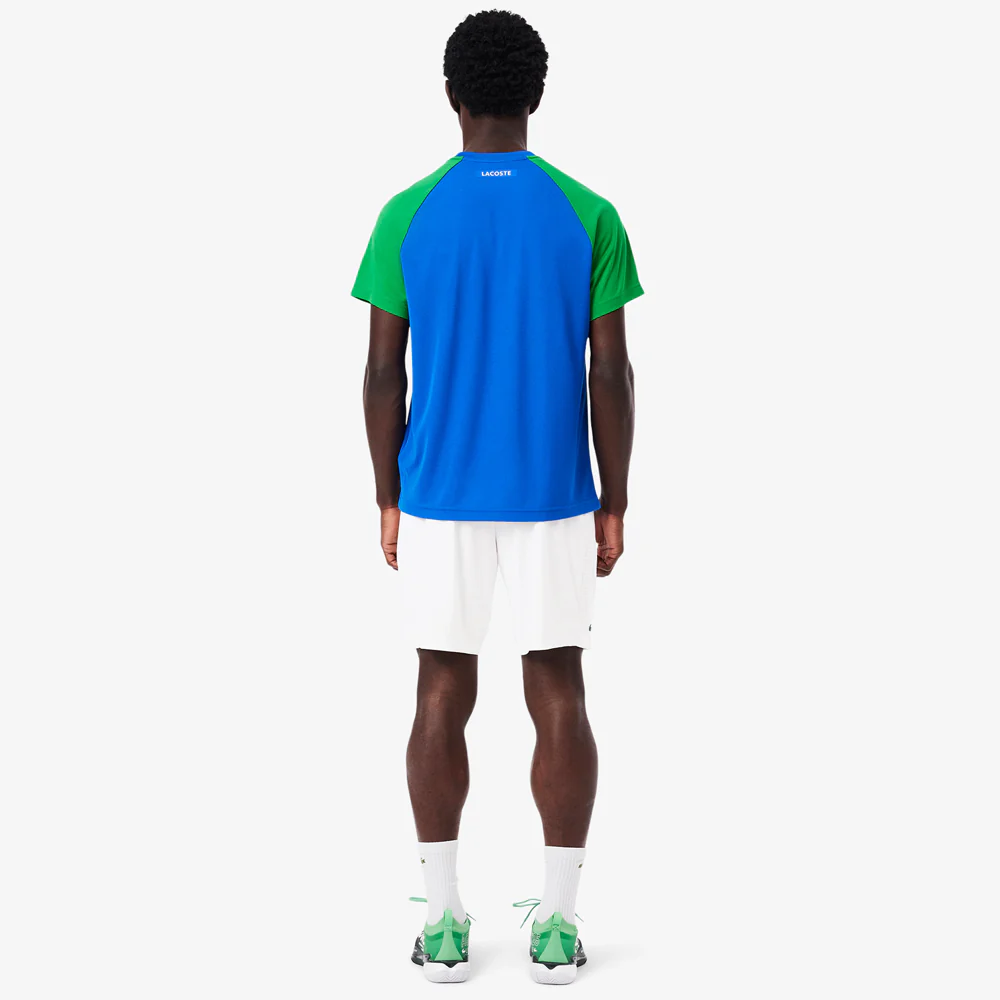 Lacoste Men's Ultra Dry Stretch Tennis Short - White - Image 5