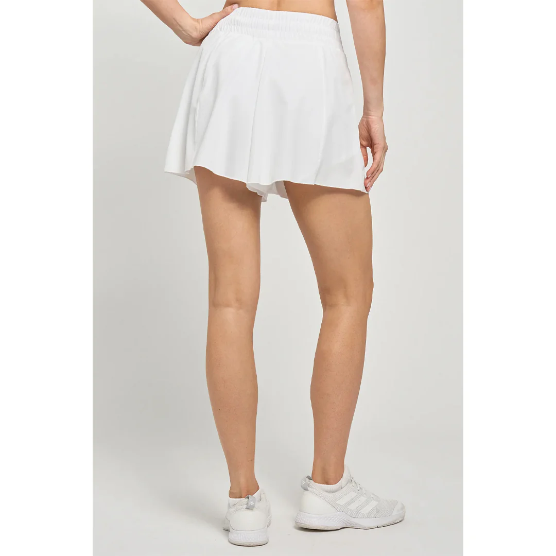 Lija Women's Court Crush Volume Short - White - Image 4