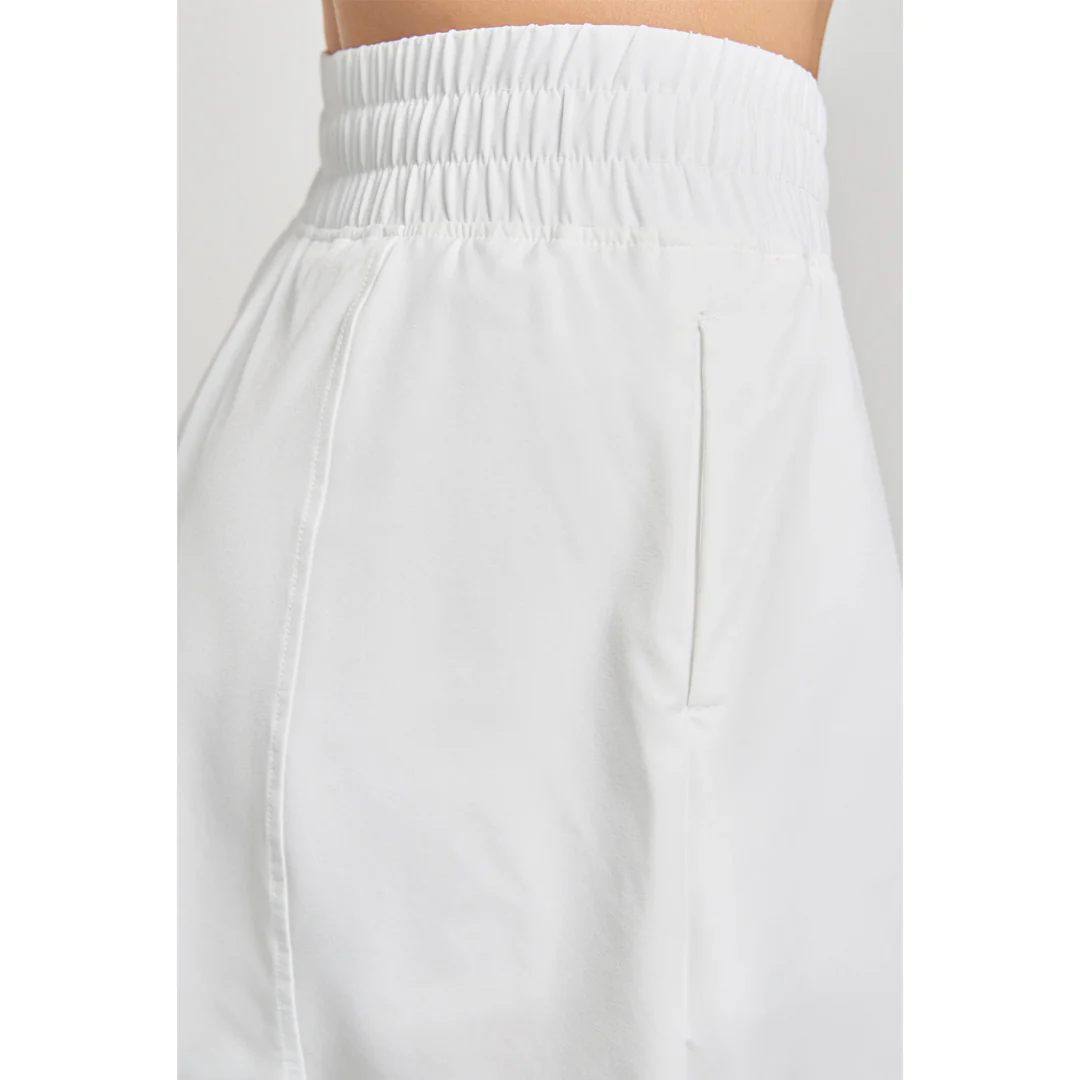 Lija Women's Court Crush Volume Short - White - Image 5