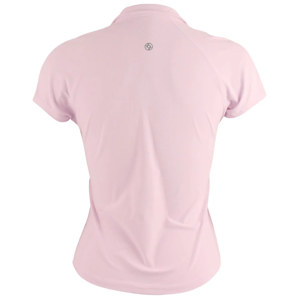 Lija Women's Don't Stop Me Now Sly Zip Mock Top - Blush - Image 2