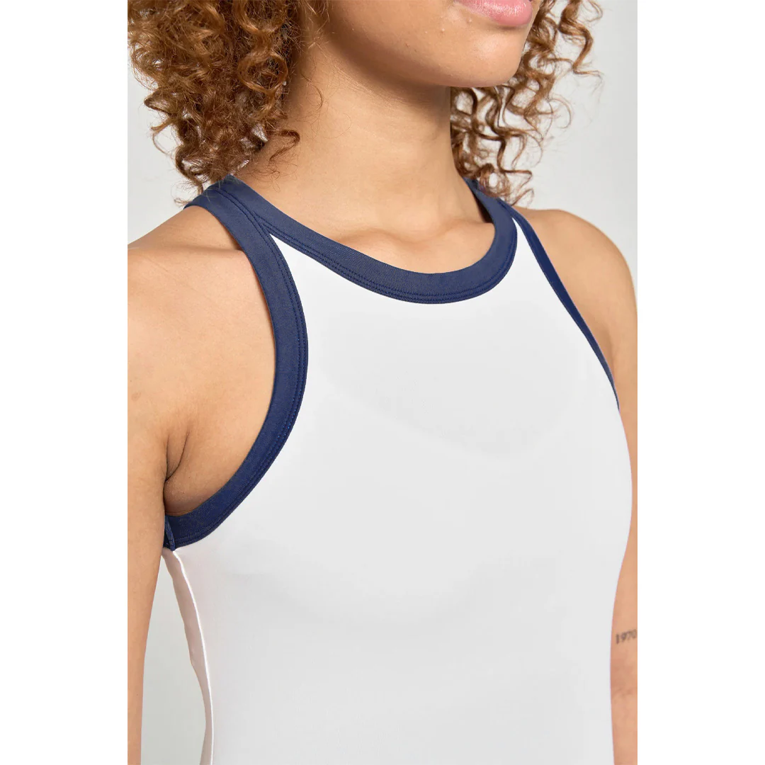 Lija Women's Game Changer Doubles Tank - White/Beet - Image 4