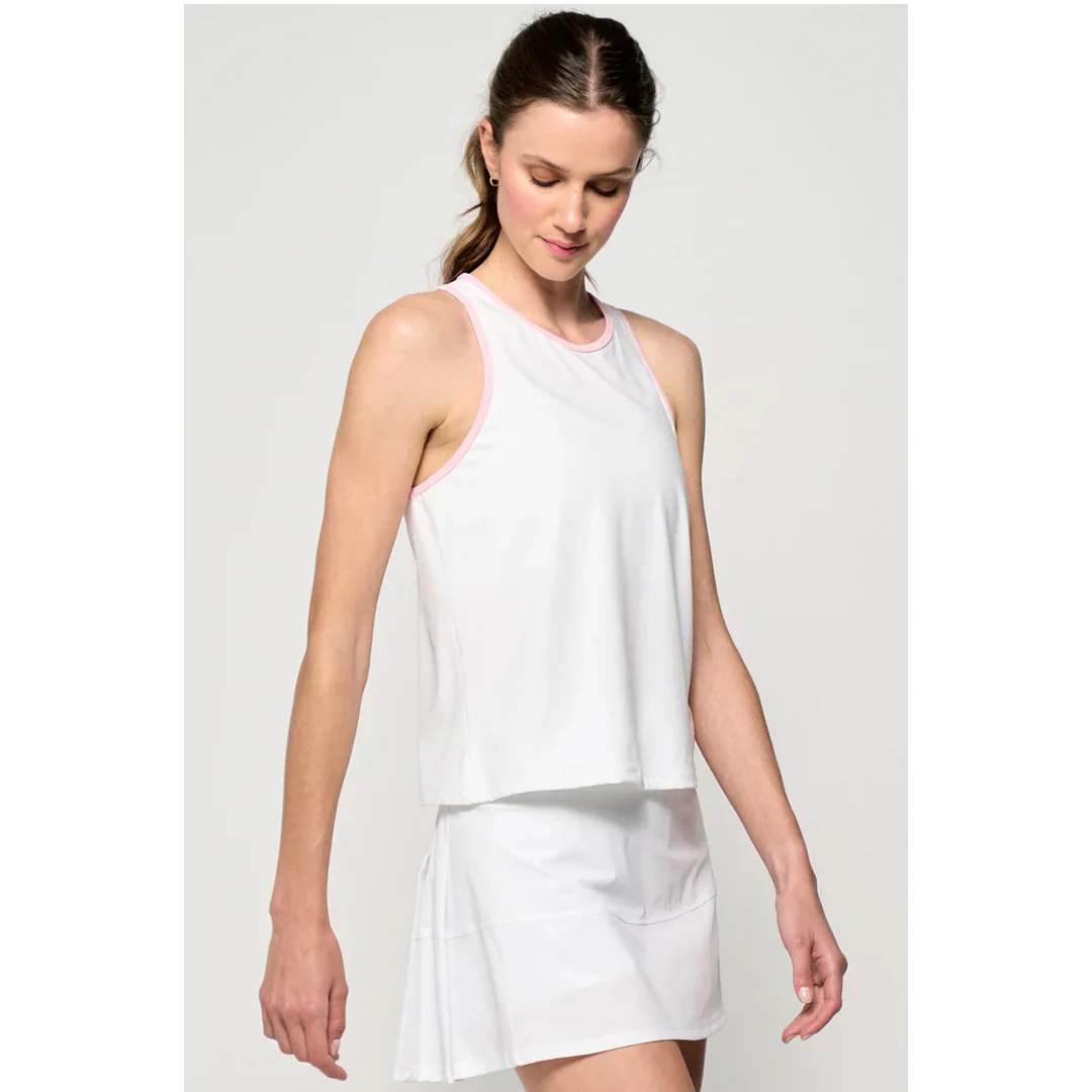 Lija Women's In Full Swing Training Tank - White - Image 5