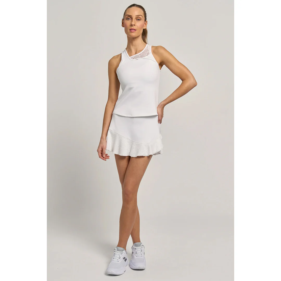Lija Women's Match Point Peer Tank - White - Image 3