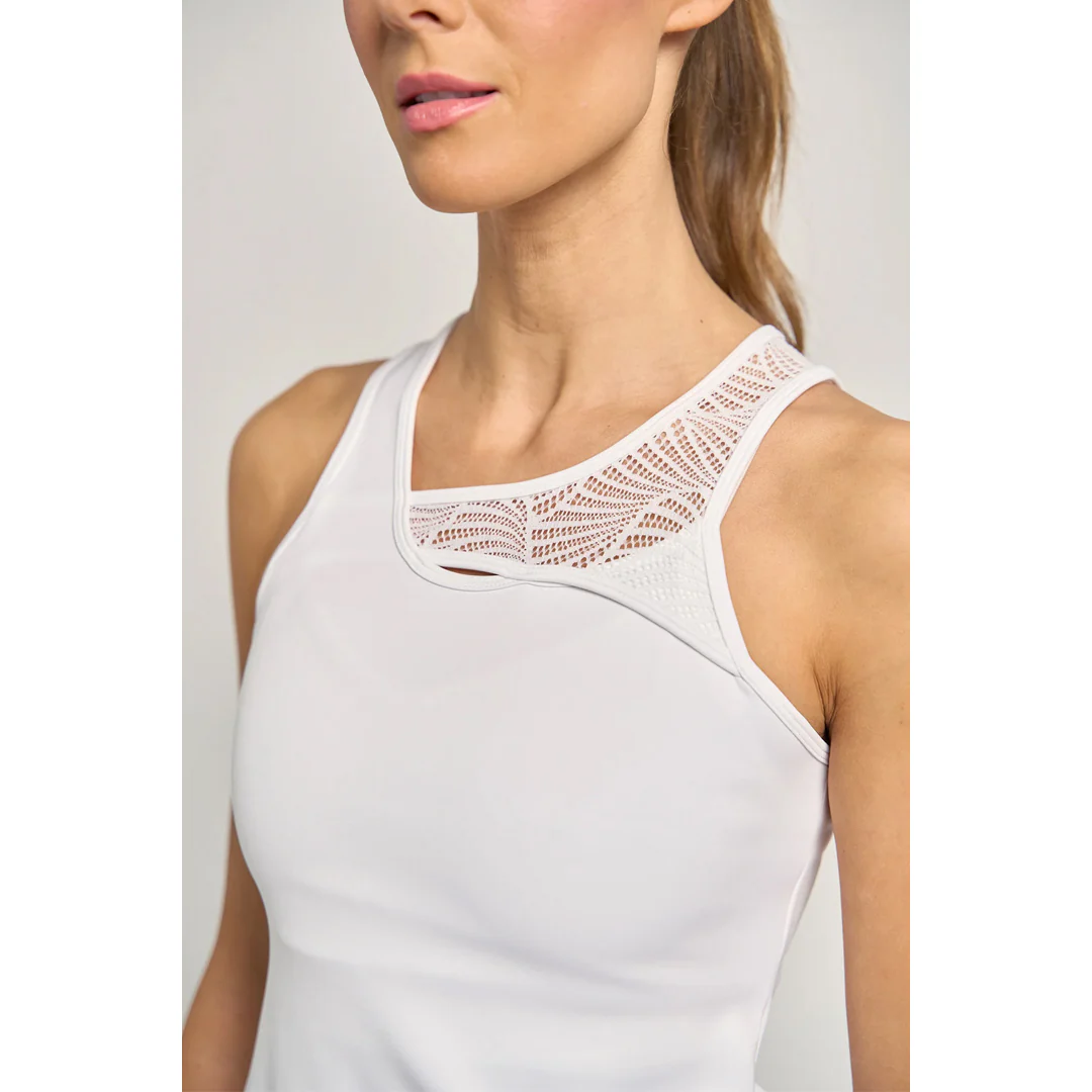 Lija Women's Match Point Peer Tank - White - Image 5