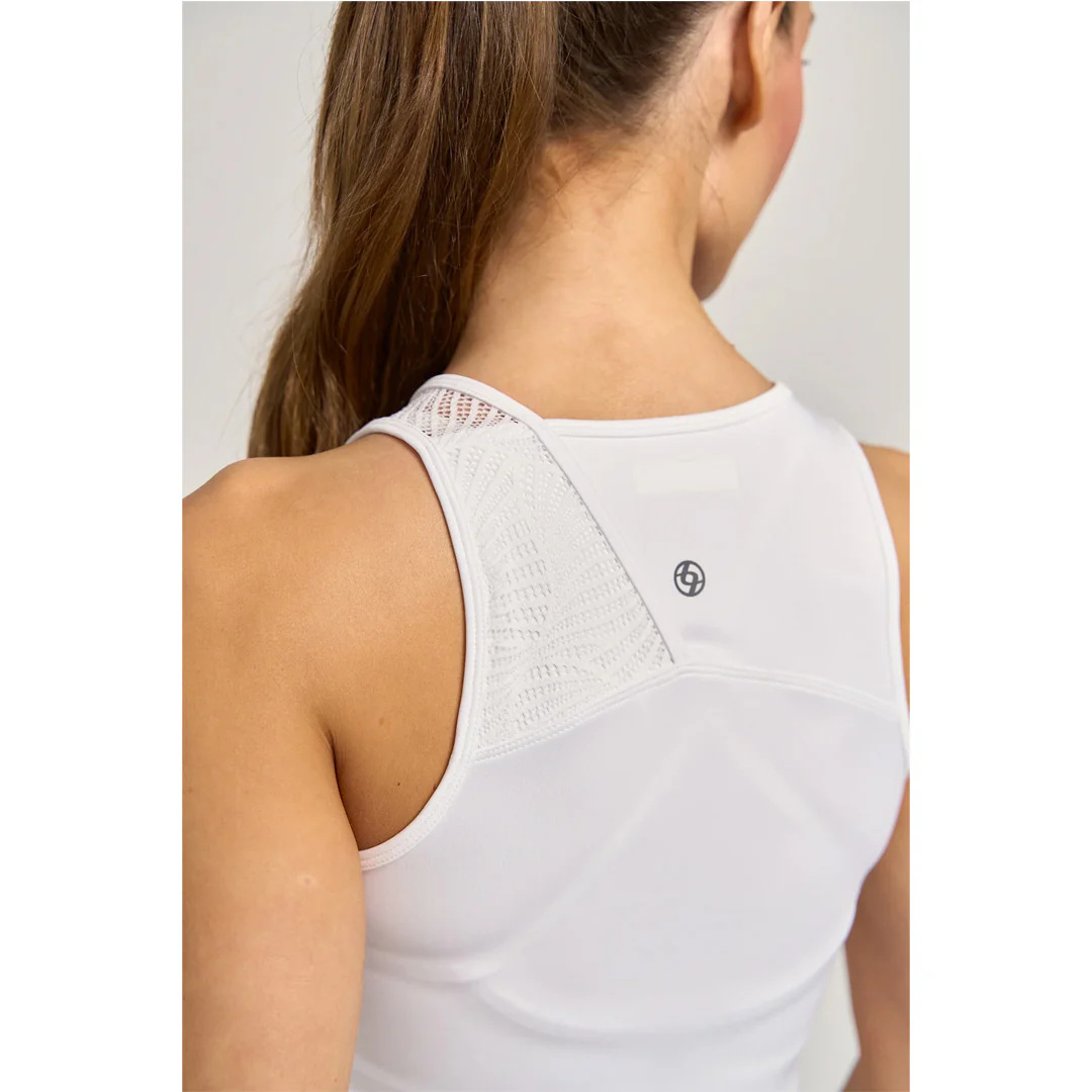 Lija Women's Match Point Peer Tank - White - Image 6