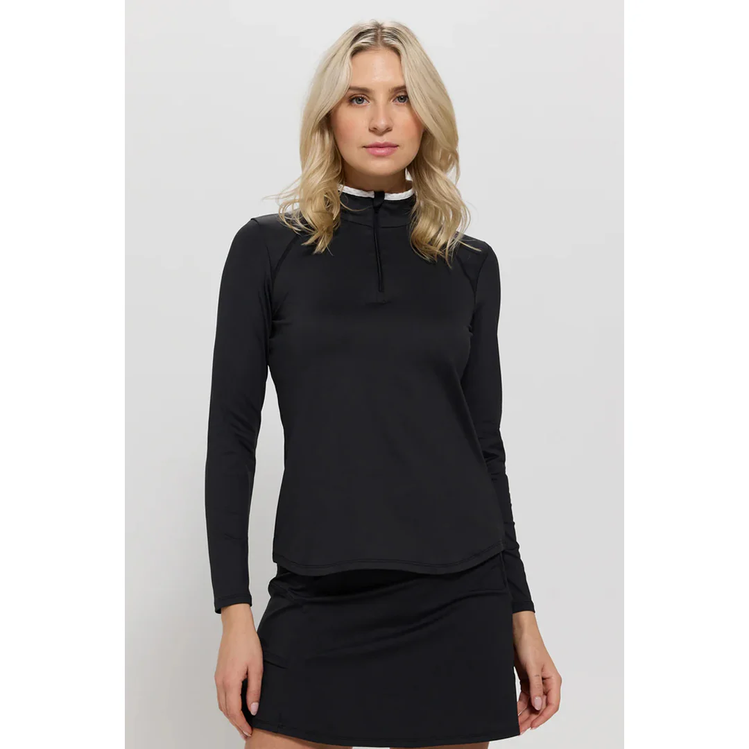 Lija Women's Must Haves Angle Top - Black/White - Image 2