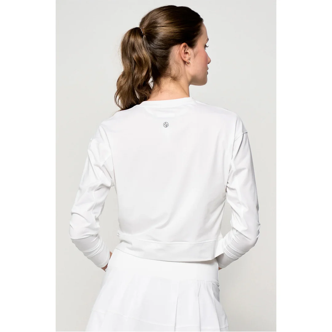 Lija Women's Rally Longsleeve Top - White - Image 4