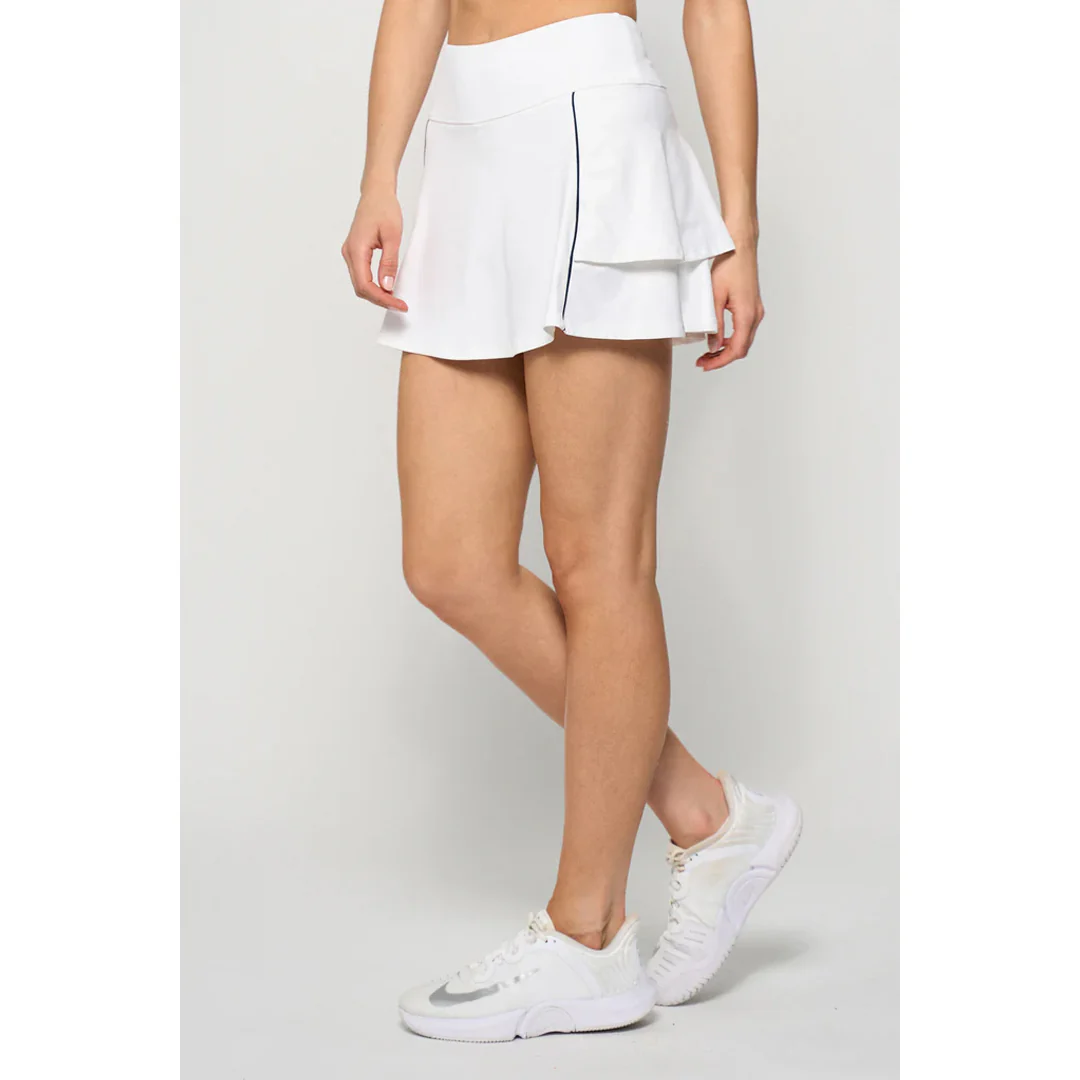 Lija Women's The One To Beat Ally 14" Skort - White - Image 3