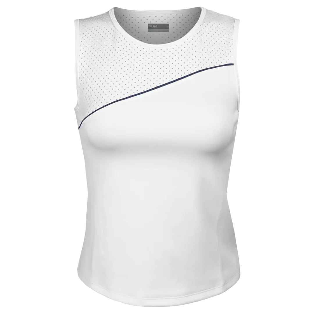 Lija Women's The One To Beat Sporty Tank - White