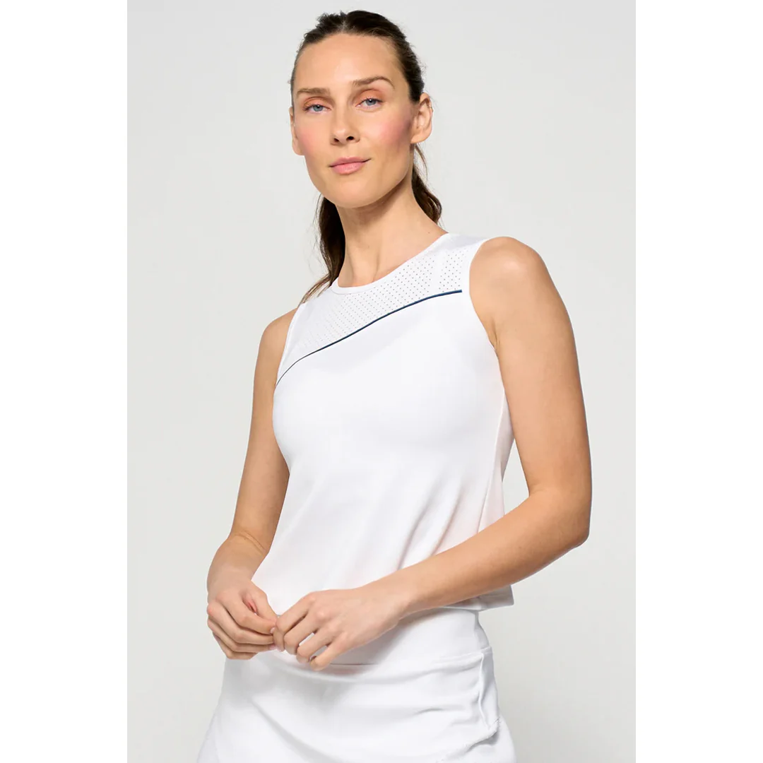 Lija Women's The One To Beat Sporty Tank - White - Image 3