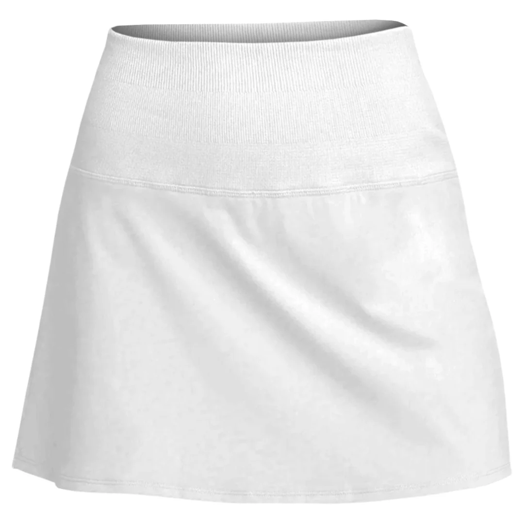 Lucky In Love Women's Baseline 14.5" Skort - White