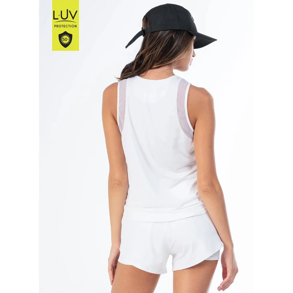 Lucky In Love Women's Essentials Chill Out Tank - White - Image 4
