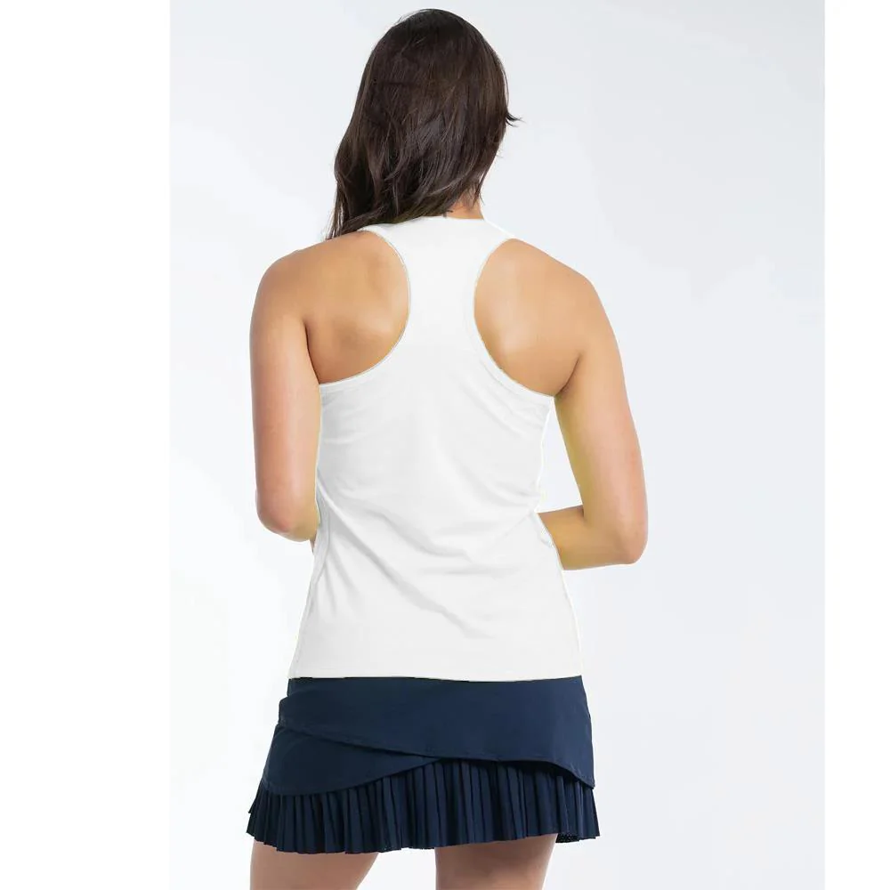 Lucky in Love Women's Essentials V-Neck Tank - White - Image 4