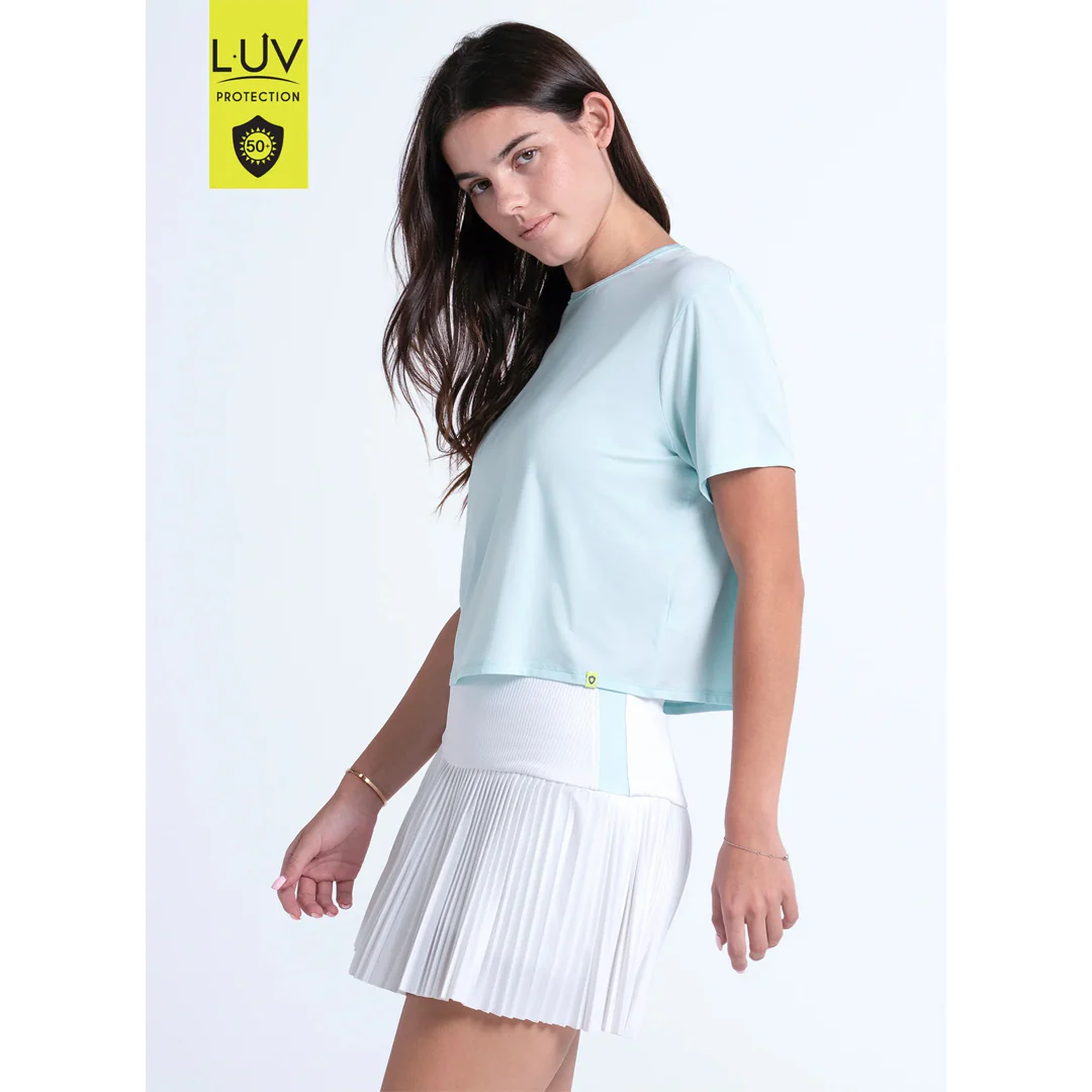 Lucky In Love Women's Power Box Tee - Wave - Image 3