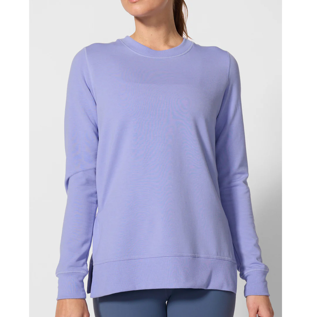MPG Women's Cozy Fleece Side Pullover - Jacaranda - Image 3