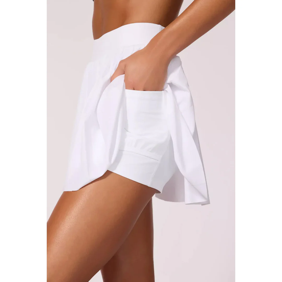 MPG Women's Inspire High Rise Club Skort - White - Image 5