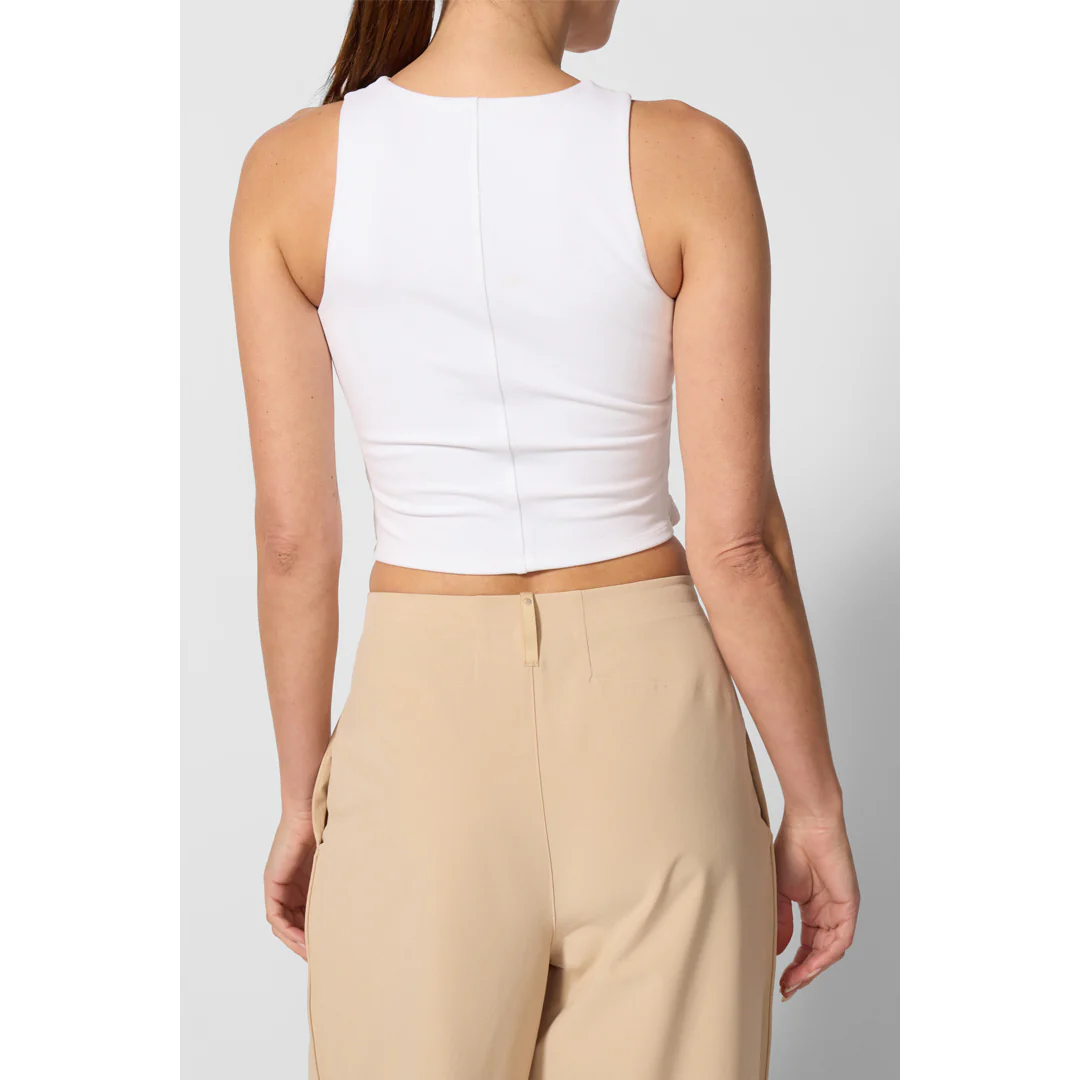 MPG Women's Velocity Crossover Tank - Brilliant White - Image 4
