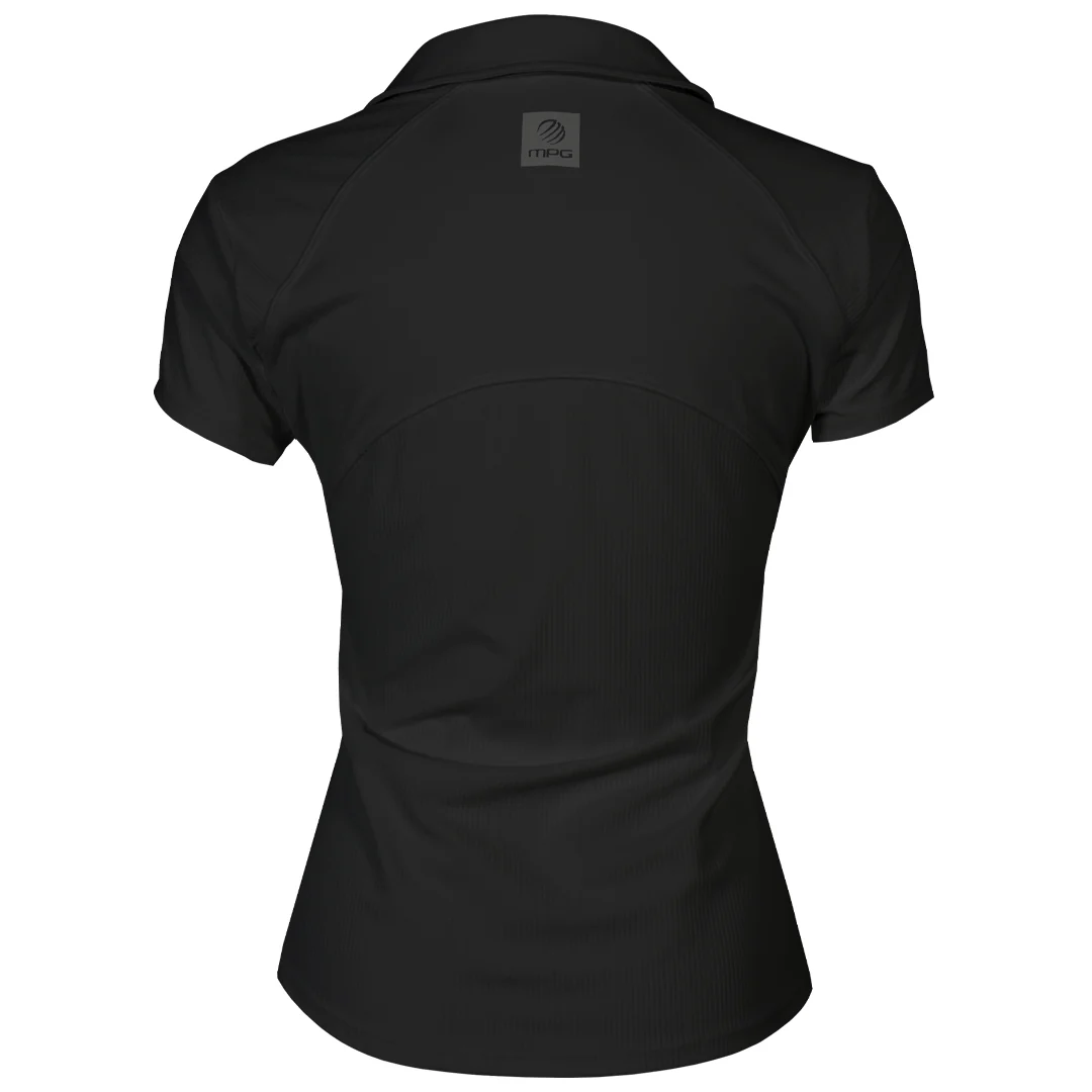 MPG Women's Vital Short Sleeve Polo - Black - Image 2