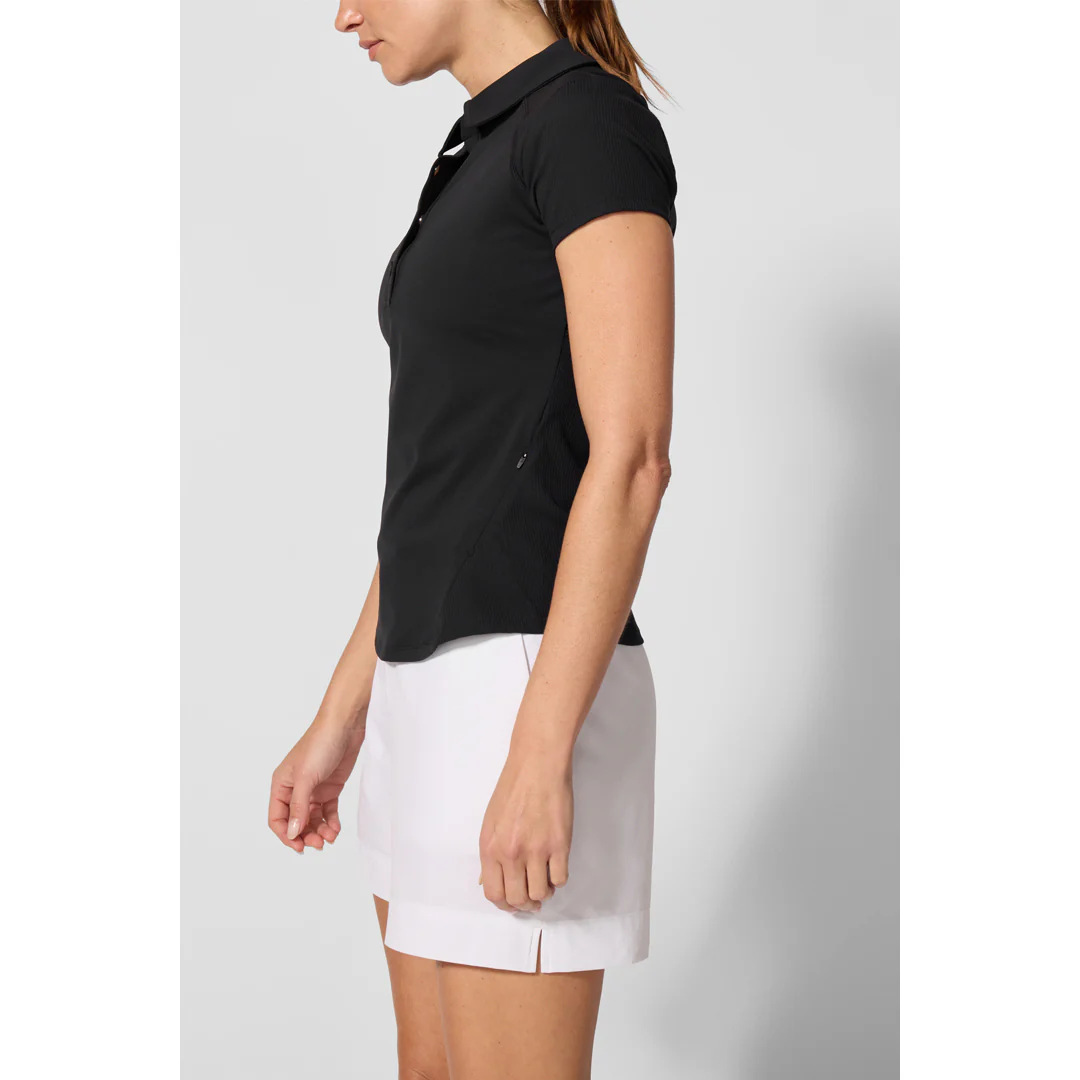 MPG Women's Vital Short Sleeve Polo - Black - Image 5