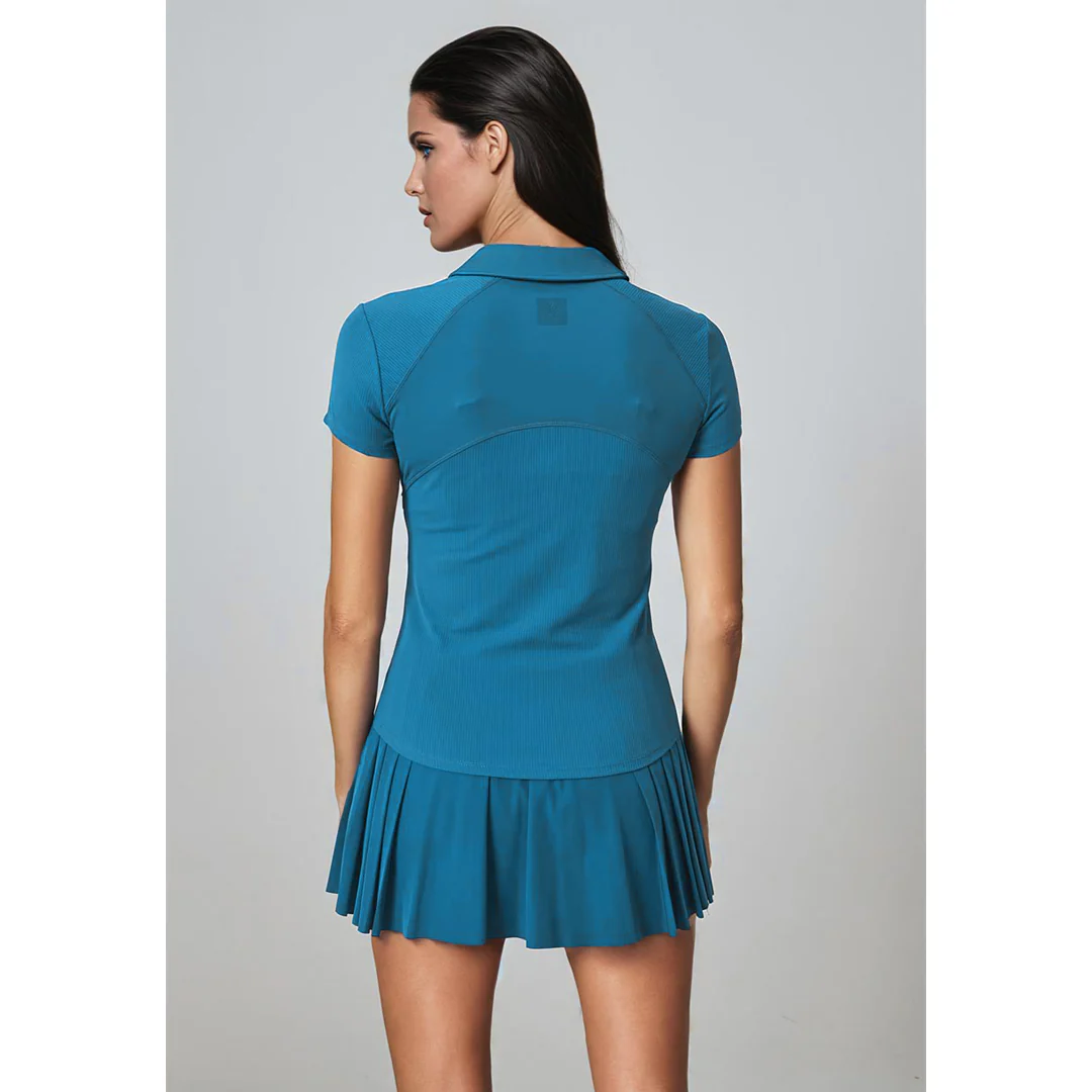 MPG Women's Vital Short Sleeve Polo - Moroccan Blue - Image 3