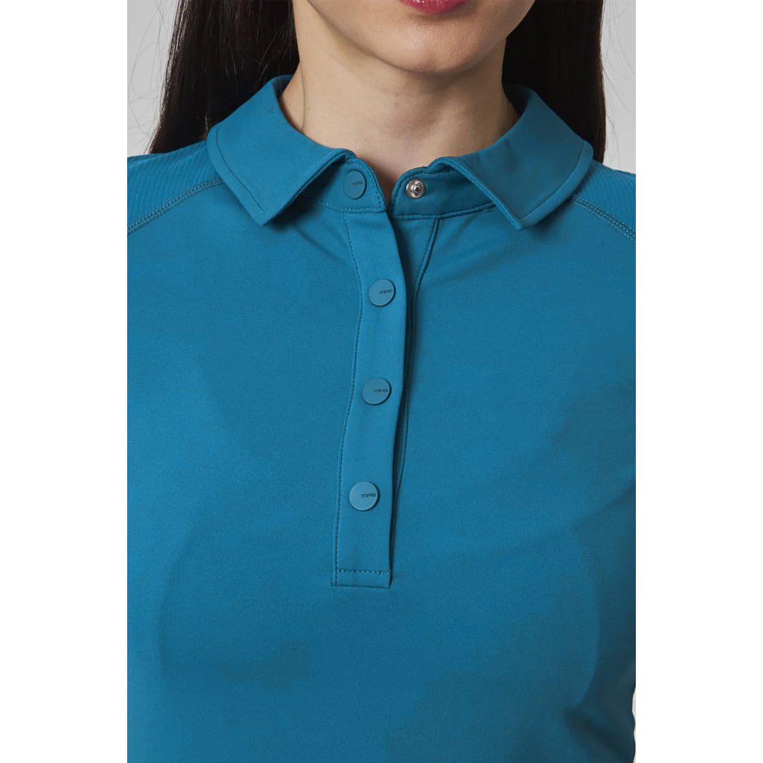MPG Women's Vital Short Sleeve Polo - Moroccan Blue - Image 4
