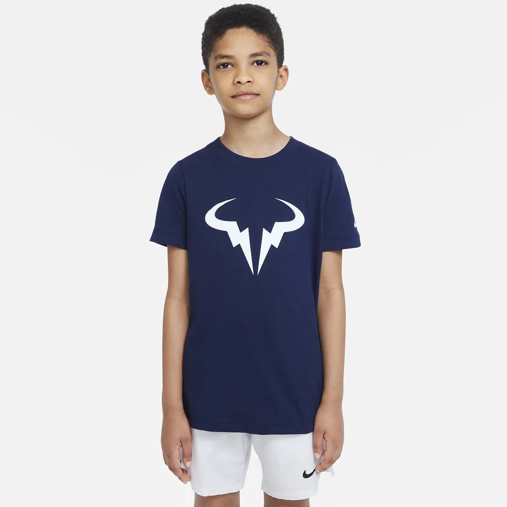 Nike Boys Rafa Tee - Obsidian - Image 2