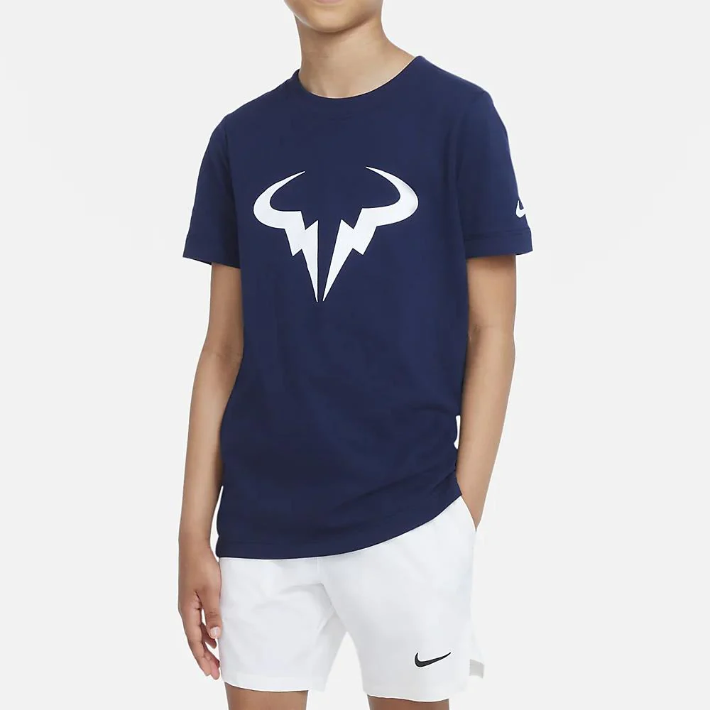 Nike Boys Rafa Tee - Obsidian - Image 5