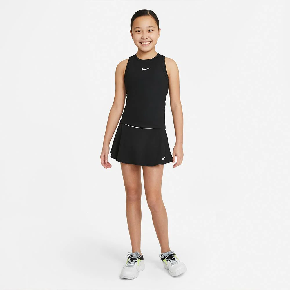 Nike Girls Victory Tank - Black/White - Image 4