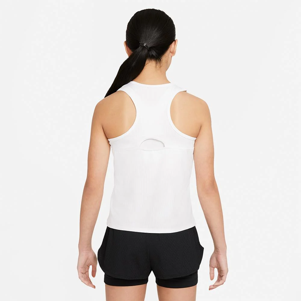 Nike Girls Victory Tank - White - Image 3