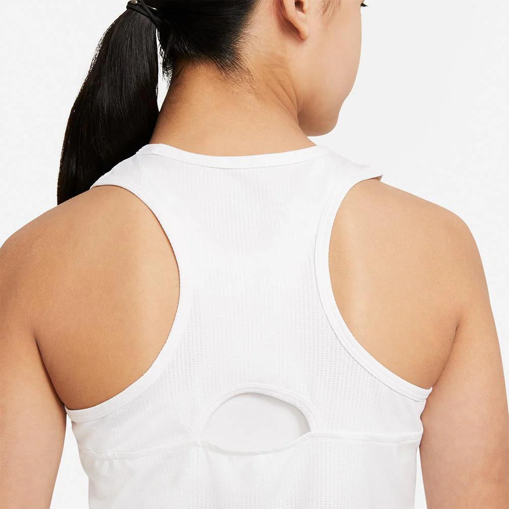 Nike Girls Victory Tank - White - Image 5