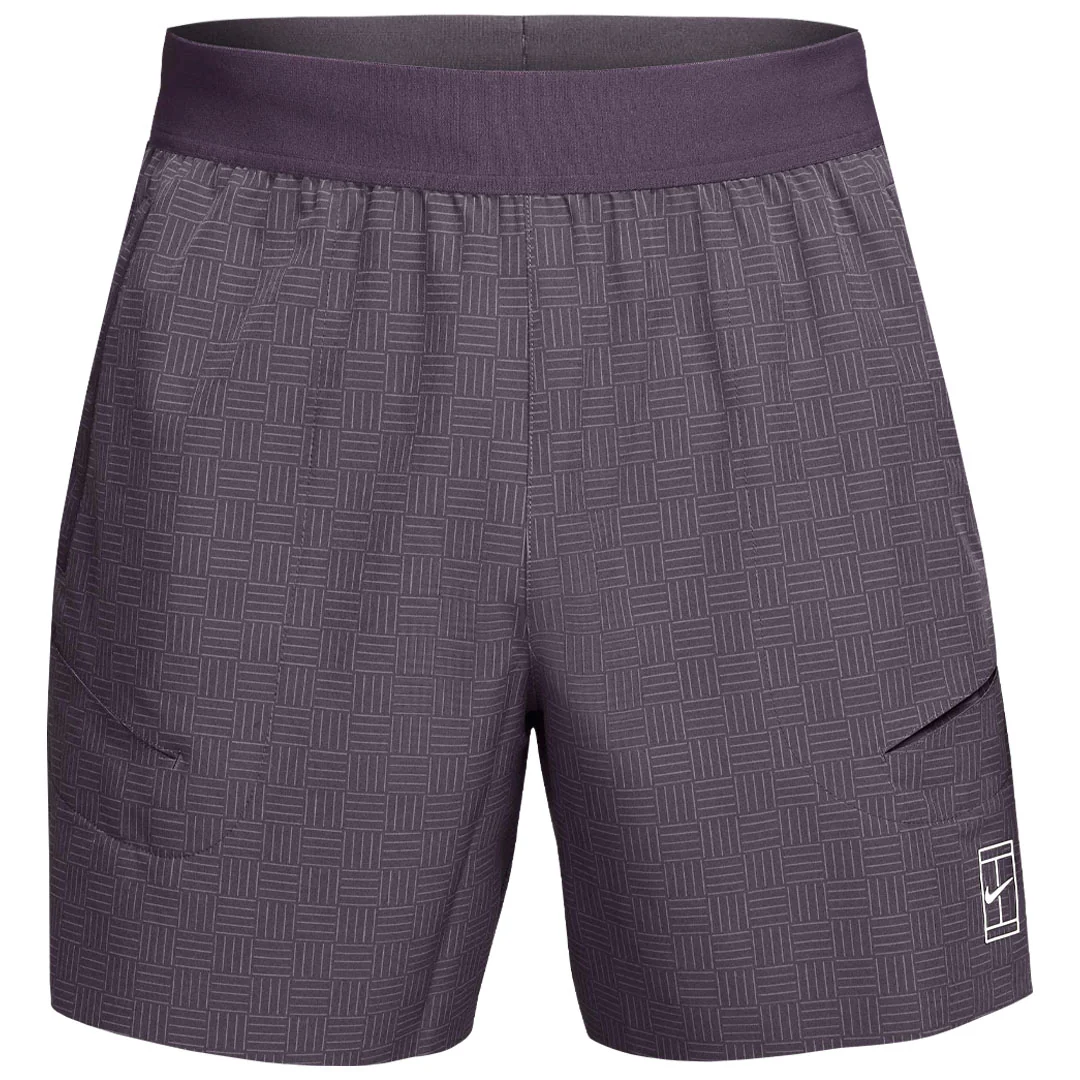 Nike Men's Advantage Print 6" Short - Dark Raisin