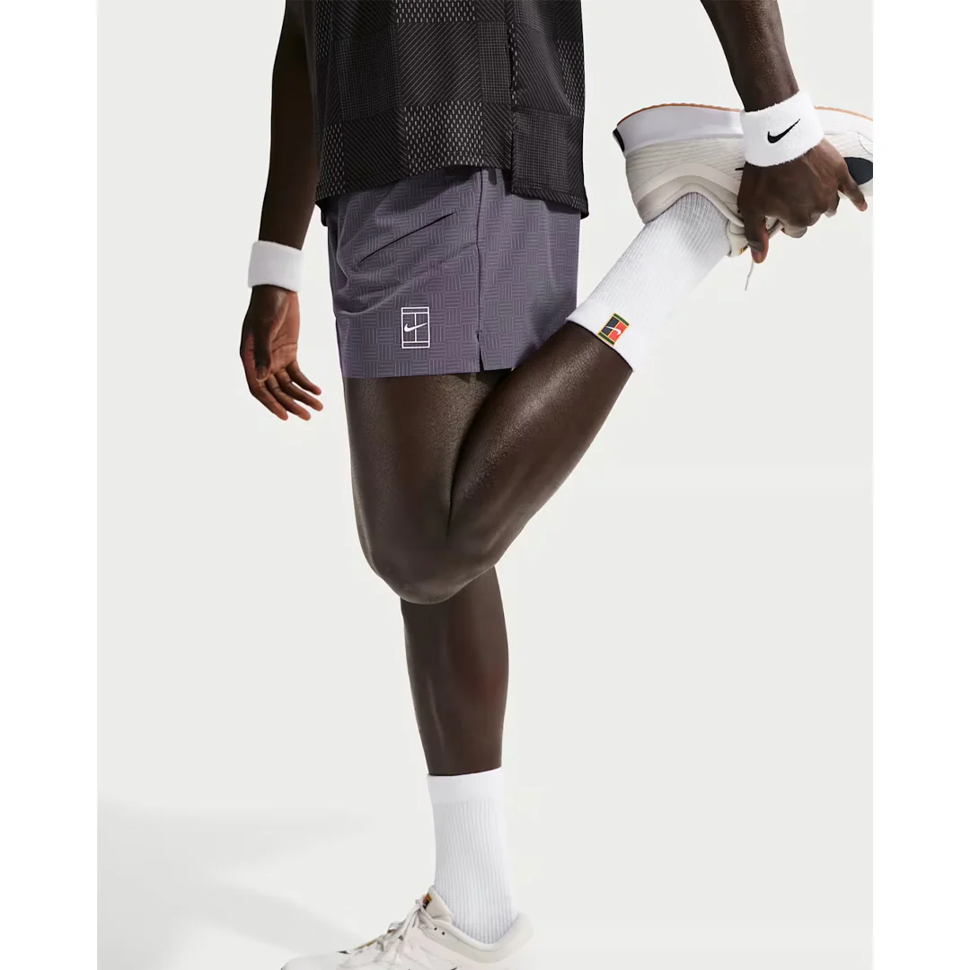 Nike Men's Advantage Print 6" Short - Dark Raisin - Image 5