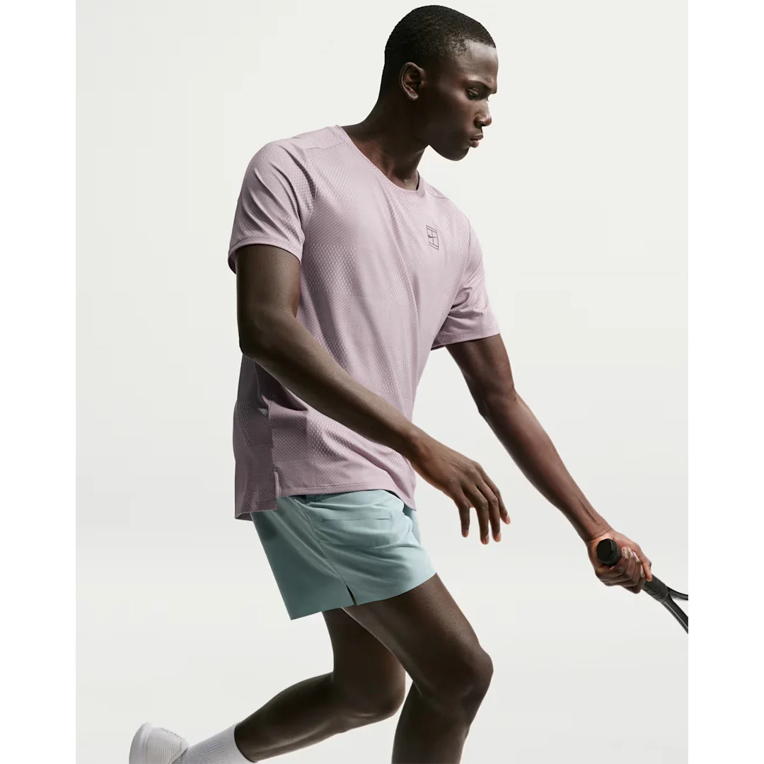 Nike Men's Advantage Print Tee - Light Violet Ore - Image 4