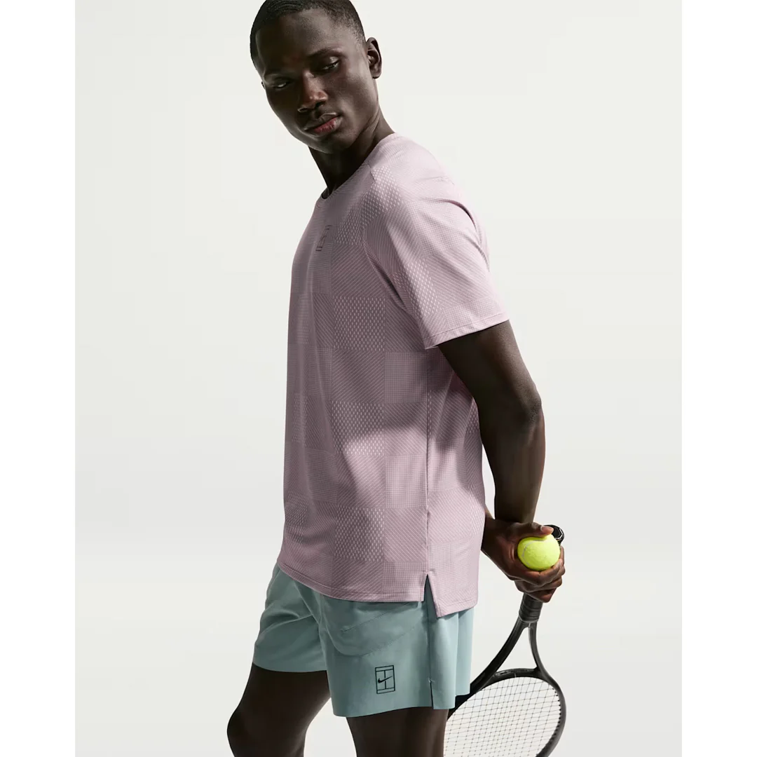 Nike Men's Advantage Print Tee - Light Violet Ore - Image 5